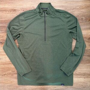 Men’s Patagonia Capilene quarter zip baselayer (large)